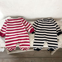 Load image into Gallery viewer, Baby Unisex Striped Jumpsuits Wholesale 230206158
