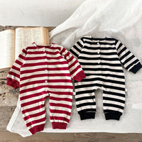 Load image into Gallery viewer, Baby Unisex Striped Jumpsuits Wholesale 230206158
