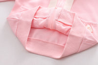 Load image into Gallery viewer, 3 Pieces Set Baby Kid Girls Letters Love heart Checked Tops Bow Jackets Outwears And Solid Color Pants Wholesale 230206203
