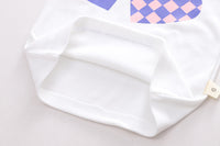 Load image into Gallery viewer, 3 Pieces Set Baby Kid Girls Letters Love heart Checked Tops Bow Jackets Outwears And Solid Color Pants Wholesale 230206203
