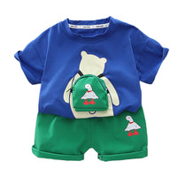 Load image into Gallery viewer, 2 Pieces Set Baby Kid Boys Cartoon T-Shirts And Shorts Wholesale 230206208
