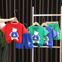 Load image into Gallery viewer, 2 Pieces Set Baby Kid Boys Cartoon T-Shirts And Shorts Wholesale 230206208
