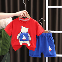Load image into Gallery viewer, 2 Pieces Set Baby Kid Boys Cartoon T-Shirts And Shorts Wholesale 230206208
