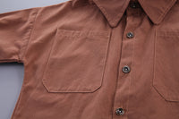 Load image into Gallery viewer, 2 Pieces Set Baby Kid Boys Solid Color Shirts And Pants Wholesale 230206224
