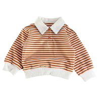 Load image into Gallery viewer, Baby Unisex Solid Color Striped Polo Shirts Wholesale 230206258
