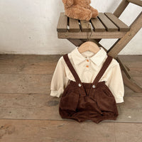 Load image into Gallery viewer, Baby Unisex Solid Color Striped Polo Shirts Wholesale 230206258
