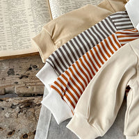 Load image into Gallery viewer, Baby Unisex Solid Color Striped Polo Shirts Wholesale 230206258
