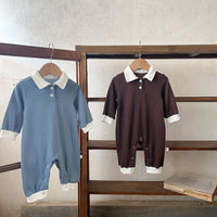 Load image into Gallery viewer, Baby Unisex Color-blocking Jumpsuits Wholesale 230206259
