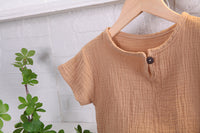 Load image into Gallery viewer, 2 Pieces Set Baby Kid Boys Solid Color T-Shirts And Shorts Wholesale 23020628
