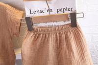 Load image into Gallery viewer, 2 Pieces Set Baby Kid Boys Solid Color T-Shirts And Shorts Wholesale 23020628
