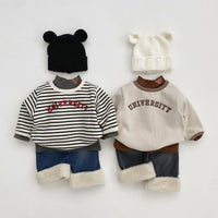 Load image into Gallery viewer, Baby Unisex Striped Letters Tops Wholesale 230206288
