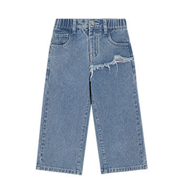 Baby Kid Big Kid Girls Ripped Pants Jeans Wholesale 230206293