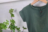 Load image into Gallery viewer, 2 Pieces Set Baby Kid Boys Solid Color T-Shirts And Shorts Wholesale 23020632
