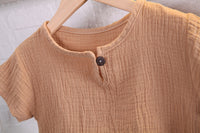 Load image into Gallery viewer, 2 Pieces Set Baby Kid Boys Solid Color T-Shirts And Shorts Wholesale 23020632
