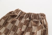 Load image into Gallery viewer, 3 Pieces Set Baby Kid Boys Checked Shirts And Solid Color Jackets Outwears And Pants Wholesale 230206321
