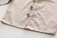 Load image into Gallery viewer, 3 Pieces Set Baby Kid Boys Checked Shirts And Solid Color Jackets Outwears And Pants Wholesale 230206321
