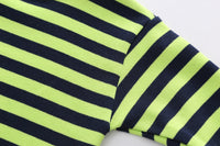 Load image into Gallery viewer, 2 Pieces Set Baby Kid Boys Striped Cartoon Tops And Solid Color Pants Wholesale 230206322
