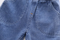 Load image into Gallery viewer, 2 Pieces Set Baby Kid Boys Striped Cartoon Tops And Solid Color Pants Wholesale 230206322
