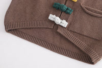 Load image into Gallery viewer, 3 Pieces Set Baby Kid Boys Solid Color Shirts Crochet Vests Waistcoats And Pants Wholesale 230206396
