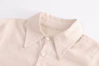 Load image into Gallery viewer, 3 Pieces Set Baby Kid Boys Solid Color Shirts Crochet Vests Waistcoats And Pants Wholesale 230206396
