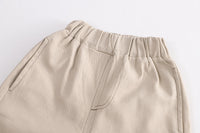 Load image into Gallery viewer, 3 Pieces Set Baby Kid Boys Solid Color Shirts Crochet Vests Waistcoats And Pants Wholesale 230206396
