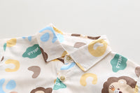 Load image into Gallery viewer, 2 Pieces Set Baby Kid Boys Letters Cartoon Print Shirts And Pants Wholesale 230206403
