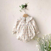 Load image into Gallery viewer, Baby Girls Flower Print Rompers Wholesale 230206430
