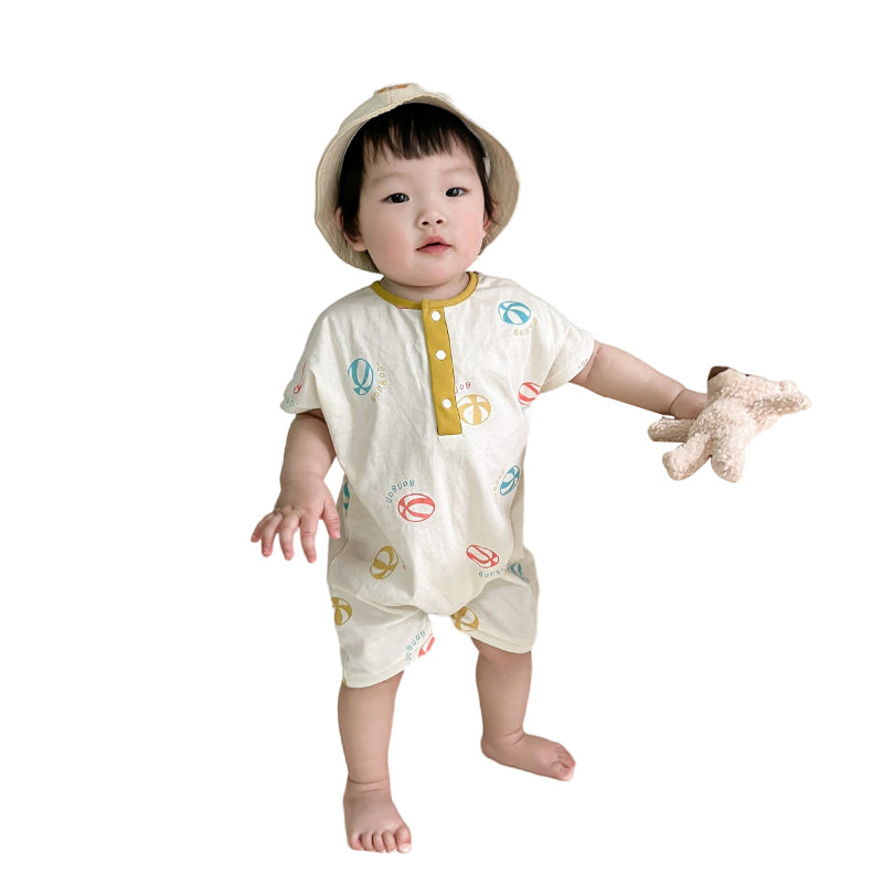 Baby Unisex Print Rompers Wholesale 230206434