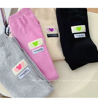 Load image into Gallery viewer, Baby Kid Girls Solid Color Cartoon Pants Leggings Wholesale 230206443
