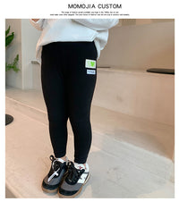 Load image into Gallery viewer, Baby Kid Girls Solid Color Cartoon Pants Leggings Wholesale 230206443
