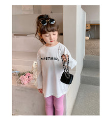 Load image into Gallery viewer, Baby Kid Girls Solid Color Cartoon Pants Leggings Wholesale 230206443
