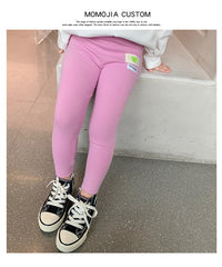 Load image into Gallery viewer, Baby Kid Girls Solid Color Cartoon Pants Leggings Wholesale 230206443
