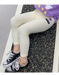 Load image into Gallery viewer, Baby Kid Girls Solid Color Cartoon Pants Leggings Wholesale 230206443
