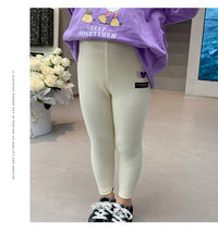 Load image into Gallery viewer, Baby Kid Girls Solid Color Cartoon Pants Leggings Wholesale 230206443

