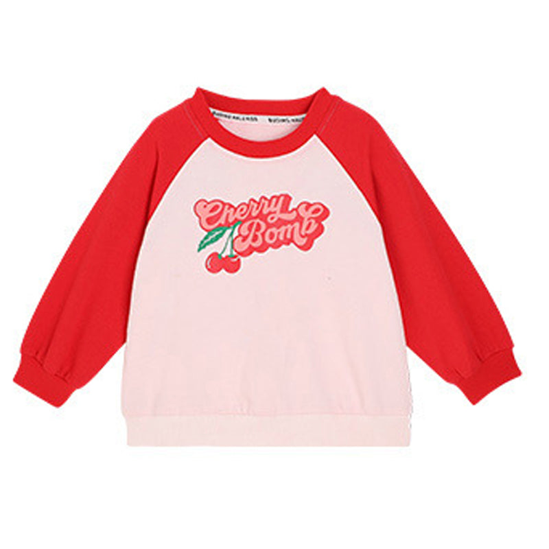Baby Kid Big Kid Girls Letters Color-blocking Hoodies Sweatshirts Wholesale 230206458