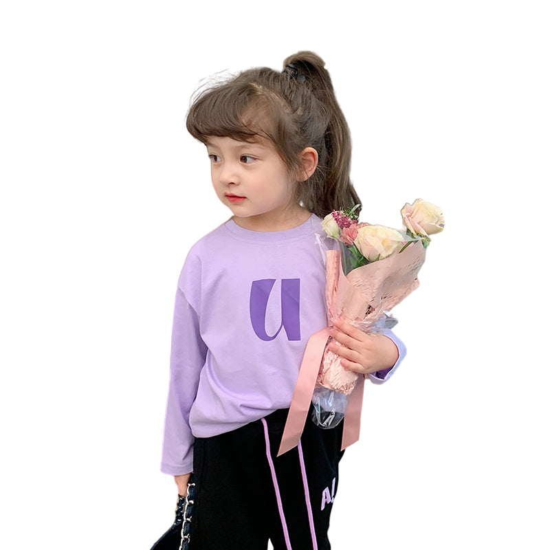 Baby Kid Girls Alphabet Tops Wholesale 230206468