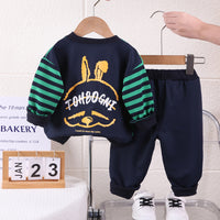 Load image into Gallery viewer, 2 Pieces Set Baby Kid Boys Striped Tops And Pants Wholesale 230206479
