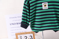 Load image into Gallery viewer, 2 Pieces Set Baby Kid Boys Striped Tops And Pants Wholesale 230206479
