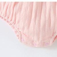 Load image into Gallery viewer, Baby Girls Bow Lace Rompers Wholesale 23020648
