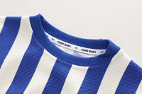 Load image into Gallery viewer, 2 Pieces Set Baby Kid Boys Striped Tops And Solid Color Jeans Wholesale 230206480
