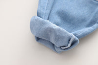 Load image into Gallery viewer, 2 Pieces Set Baby Kid Boys Striped Tops And Solid Color Jeans Wholesale 230206480
