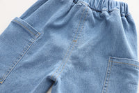 Load image into Gallery viewer, 2 Pieces Set Baby Kid Boys Striped Tops And Solid Color Jeans Wholesale 230206480
