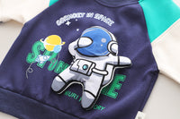 Load image into Gallery viewer, 2 Pieces Set Baby Kid Boys Cartoon Print Hoodies Sweatshirts And Letters Pants Wholesale 230206481
