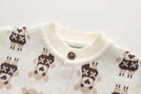 Load image into Gallery viewer, 3 Pieces Set Baby Kid Boys Checked Shirts Cartoon Vests Waistcoats And Letters Jeans Wholesale 230206485
