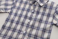 Load image into Gallery viewer, 3 Pieces Set Baby Kid Boys Checked Shirts Cartoon Vests Waistcoats And Letters Jeans Wholesale 230206485
