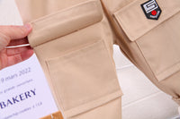 Load image into Gallery viewer, 3 Pieces Set Baby Kid Boys Letters Tops Checked Jackets Outwears And Pants Wholesale 230206488
