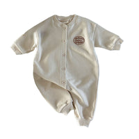 Load image into Gallery viewer, Baby Unisex Letters Embroidered Jumpsuits Wholesale 230206493
