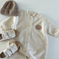 Load image into Gallery viewer, Baby Unisex Letters Embroidered Jumpsuits Wholesale 230206493
