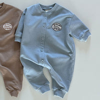 Load image into Gallery viewer, Baby Unisex Letters Embroidered Jumpsuits Wholesale 230206493
