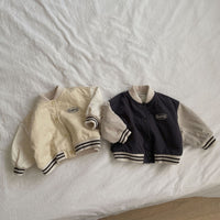 Load image into Gallery viewer, Baby Boys Letters Color-blocking Embroidered Jackets Outwears Wholesale 230206500
